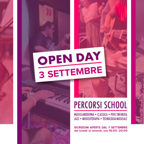 OPEN DAY 3 SETTEMBRE 2026